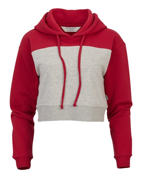 Women's Cropped Fleece Hooded Sweatshirt | Boxercraft BW5404