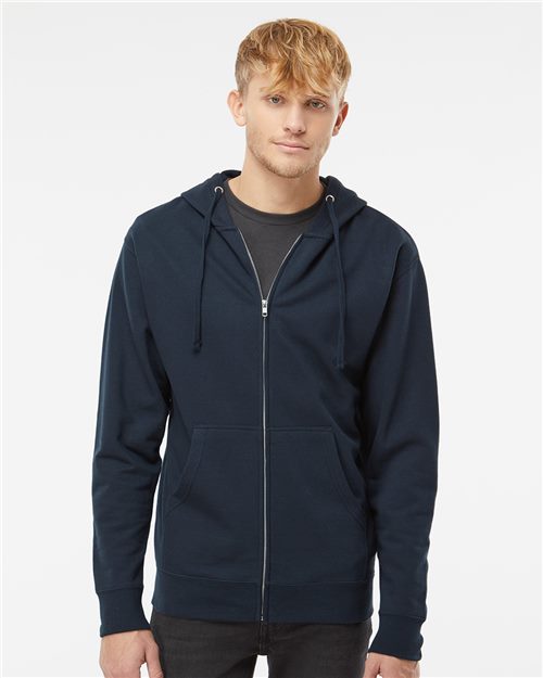 Unisex Midweight Full-Zip Hooded Sweatshirt | Independent Trading Co. SS4500Z