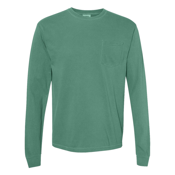 Garment-Dyed Heavyweight Long Sleeve Pocket T-Shirt | Comfort Colors 4410