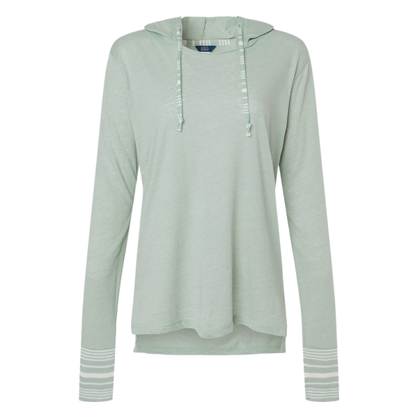 Women's Heathered Jersey Hooded Tunic | MV Sport W19439