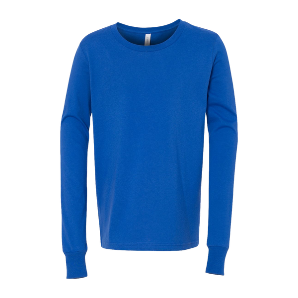 Youth Jersey Long Sleeve Tee | BELLA + CANVAS 3501Y